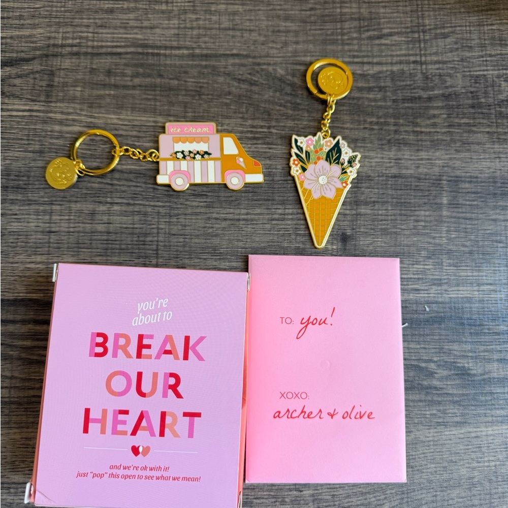 Archer & Olive Keychains Part of Self Care Box